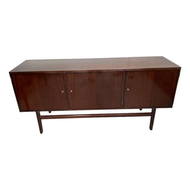 Low Credenza by Ole Wanscher for Poul Jeppesens Møbelfabrik, Denmark, 1970 For Sale