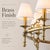 Aloadecor Classic Large Warm Brass Two-Tier Chandelier With White Shades For Sale - Image 4 of 8