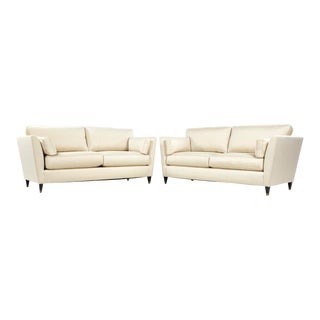 Drexel Heritage Contemporary Sofa - Pair For Sale