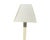 Vintage Mid Century Modern 1970s Tessellated Tile and Brass Floor Lamp Colombia Silk Shade For Sale - Image 4 of 12