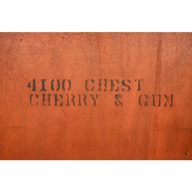 Kent Coffey French Provincial Louis XV Carved Cherry Wood Highboy Dresser, Circa 1960s For Sale - Image 15 of 16
