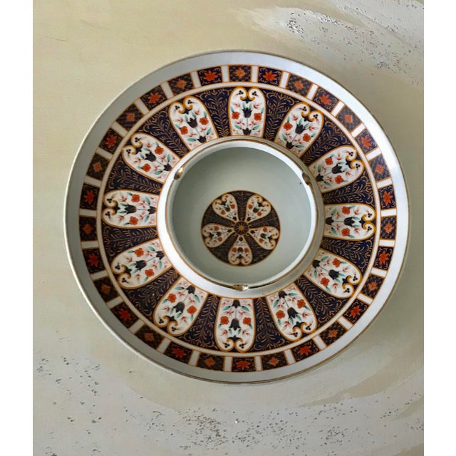 Japanese Large Japanese Ceramic Centerpiece Deep Bowl For Sale - Image 3 of 6