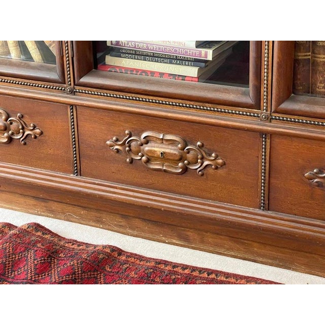 Mahogany Display Bookcase, 1900s For Sale - Image 6 of 12