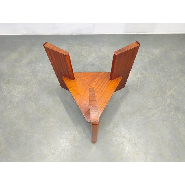 Brown Mid-Century Danish Teak Round Coffee Table, 1960s For Sale - Image 8 of 12