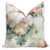 Pair of beautiful custom-made 100% cotton pillows in fern. Meticulously handcrafted with serged interior seams, invisible...