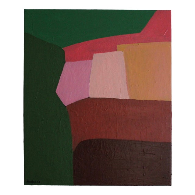 Bodasca, Colorful Abstract Landscape, 2026, Canvas For Sale