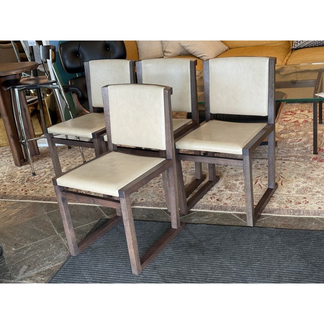 B&B Italia Antonio Citterio for Maxalto + B&b Italia InToto Table + Four Musa Chairs + Two Sella Benches, Set For Sale - Image 4 of 12