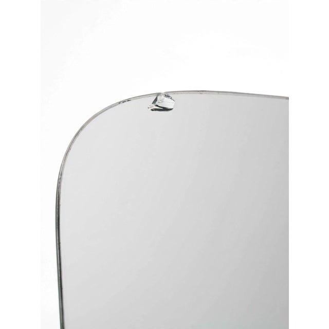 Vintage Postmodern 1980s Large Art Deco Style Large 6ft Mirror Attributed to David Marshall For Sale - Image 10 of 12