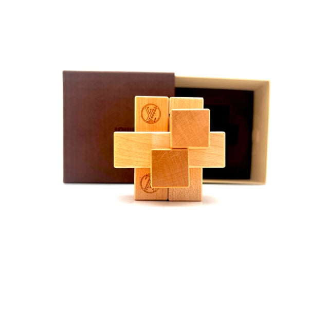2020s Louis Vuitton Collectible Pateki Puzzle in Maple Wood For Sale - Image 5 of 6