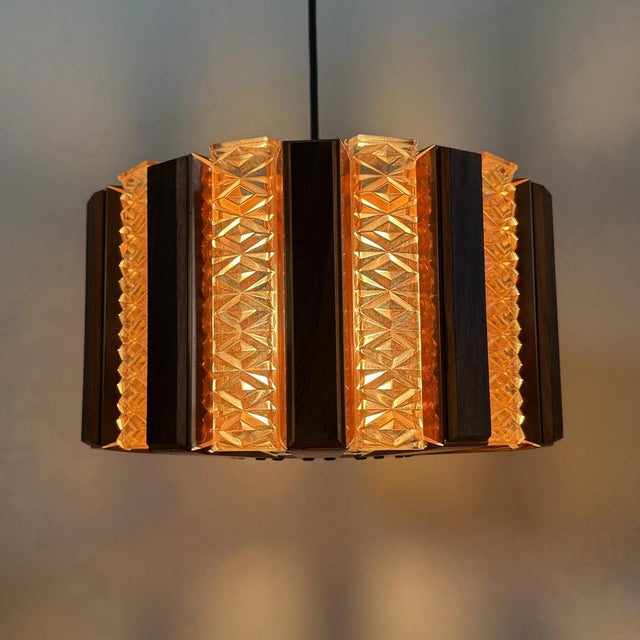 Danish Pendant Lamp by Werner Schou for Coronell Elektro, 1960s For Sale - Image 14 of 18
