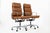 These authentic Eames for Herman Miller Soft Pad Executive Height office chairs from the Aluminum Group Collection were...