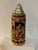 Gothic Vintage Gerz West Germany Medieval Relief Beer Stein With Pewter Lid – 9.5” For Sale - Image 3 of 12