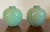 Early 20th Century Antique Early 20th Century Chinese Monochrome Porcelain Small Vases With Celadon Glaze - A Pair For Sale - Image 5 of 12