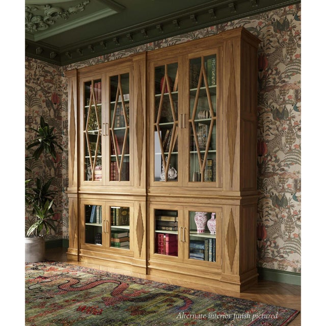 2020s Large Mahogany Bookcase - Homburg Interior For Sale - Image 5 of 10