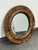 Rustic Pottery Barn Round Bark Wood Mirror For Sale - Image 3 of 12
