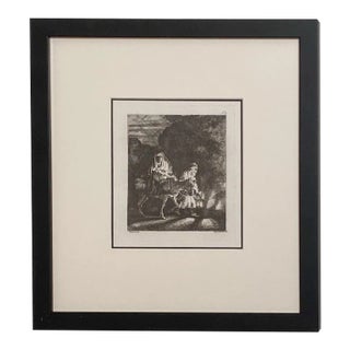 Late 18th Century Rembrandt Etching #14, by Francesco Novelli For Sale