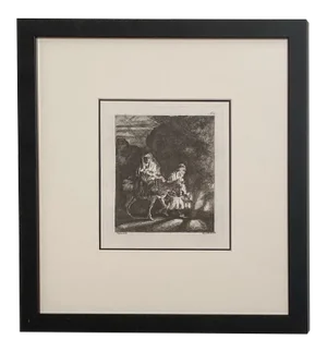 Late 18th Century Rembrandt Etching #14, by Francesco Novelli