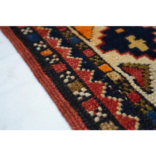 Antique Kazak Rug 3'10'' x 9'5'' For Sale - Image 4 of 8