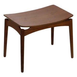 Danish Stool in Teak, 1960s For Sale