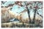 Mid Century Rural Farmhouse Landscape Watercolor with Barn Beautiful mid century landscape watercolor of a farmhouse...