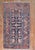 Antique Persian Heriz runner from the 2nd quarter of the 20th century with an all-over geometric motif on a navy blue...