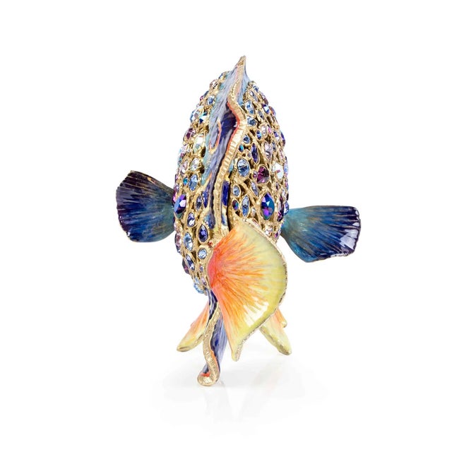 Metal Jay Strongwater - Westin Butterfly Fish Figurine For Sale - Image 7 of 7