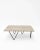 Object 040 center table by ng design dimensions: d90 x w60 x h32 cm materials: powder coated steel, travertine/marble...