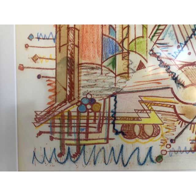 1982 Cyndee Levy-Angulo "Monotype" Mixed Media Work on Paper For Sale In Miami - Image 6 of 11