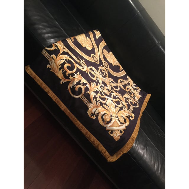 Gianni Versace Custom Made Lion and Urn Throw For Sale - Image 11 of 13
