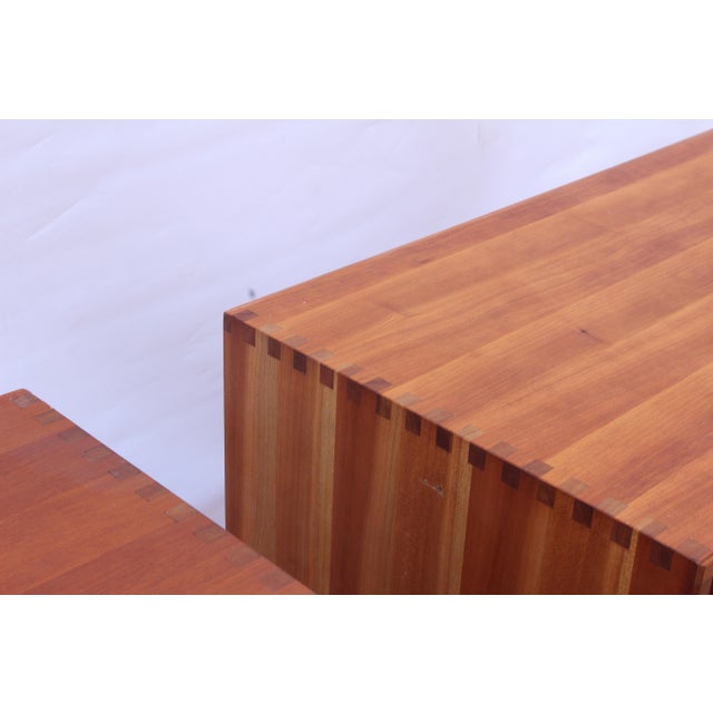 Cherrywood Bookcases from AT-BO, 1990s, Set of 4 For Sale - Image 16 of 18