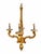Traditional Panache Regency Gold Leaf Chandelier For Sale - Image 3 of 5