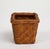 Wicker Square Basket Cup For Sale - Image 4 of 9