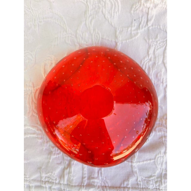 1960's Murano Style Glass Candy Dish or Bowl For Sale - Image 12 of 12