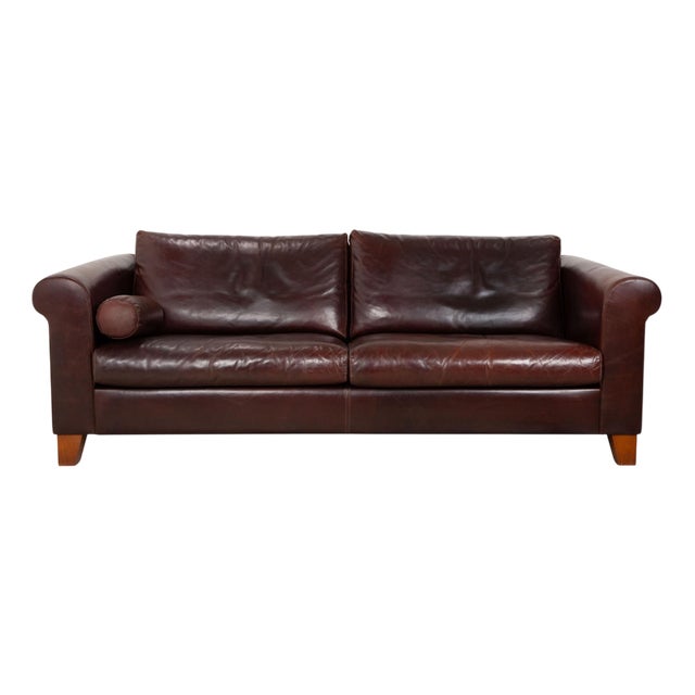 Amadeo 3-Seater Sofa in Leather from Machalke For Sale