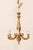 Gold Mid 20th Century French 6-Light Gilt Chandelier For Sale - Image 8 of 11