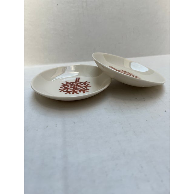 Mid 20th Century The Four Seasons Restaurant New York Butter Plates - a Pair For Sale - Image 4 of 5