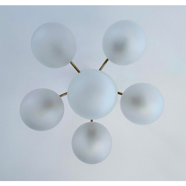 Space Age Pendant Light in Glass from Honsel, 1970s For Sale - Image 13 of 18