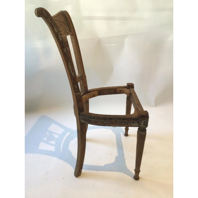 1850s French Empire Wood Side Chairs - A Pair For Sale - Image 9 of 12