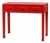 Mid-Century Chinese Red Lacquered Altar Style Console Table For Sale