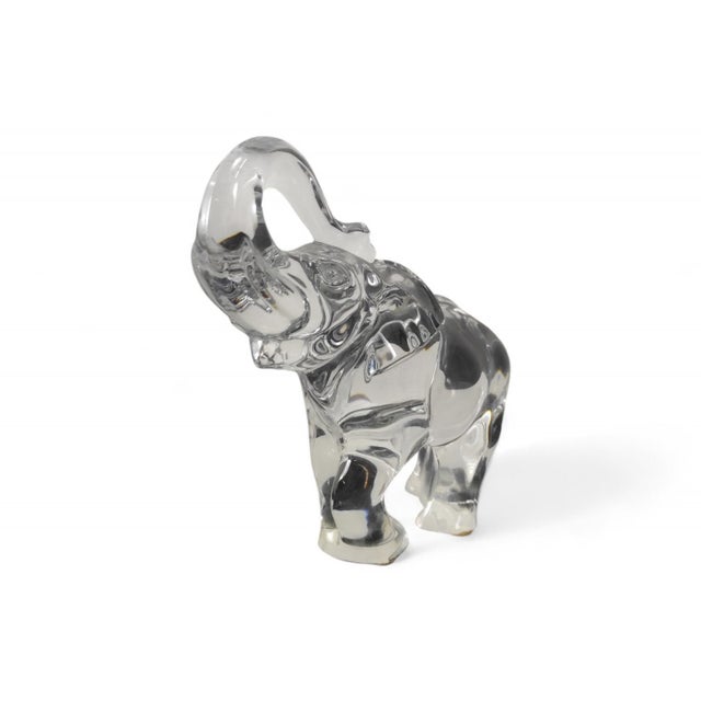 Glass Crystal Elephant from Baccarat, 1980s For Sale - Image 7 of 12