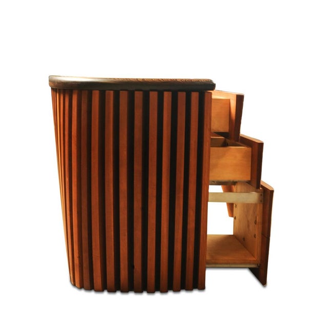 1990s Organic Desk with Four Storage Drawers by Alun Heslop, 1990s For Sale - Image 5 of 7