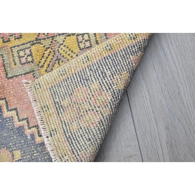 Turkish Bohemian Vintage Area Rug For Sale - Image 4 of 6