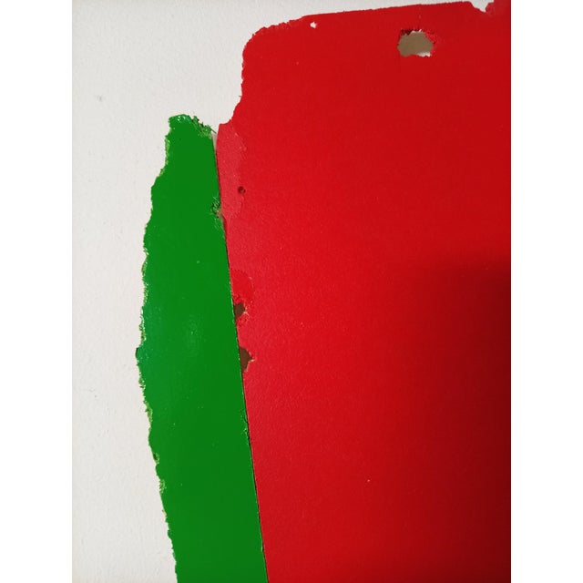 Contemporary Abstract Aerosol on Assembled Masonite (Isorel) "Untitled 123" by Andre Debono For Sale - Image 4 of 7