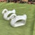 Mid-Century Modern Pair of 1970s White Ceramic Swan Napkin Rings For Sale - Image 3 of 6