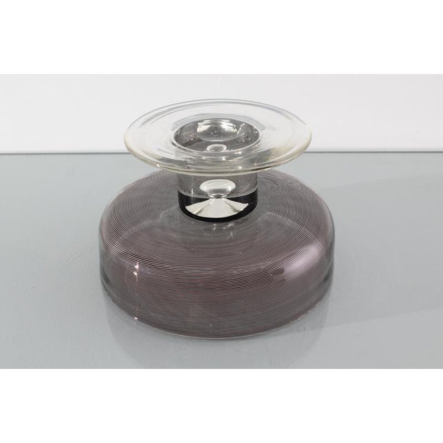 Rovaniemi Series Centerpiece in Glass attributed to Tapio Wirkkala for Venini, Italy, 1972 For Sale - Image 11 of 15