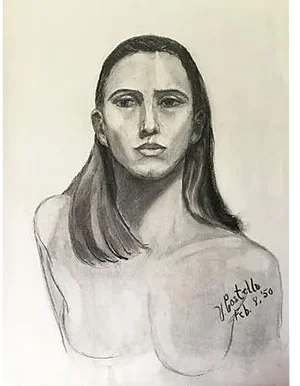 1950 Portrait of a Woman by Costello