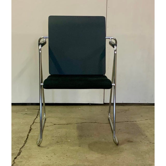 Black A Pair of Armchairs From Ilian Milinov, 1980s For Sale - Image 8 of 11