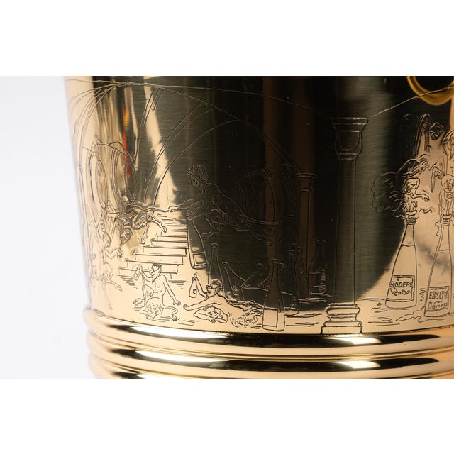 Vintage Brass Champagne Bucket, 1920s For Sale - Image 15 of 18