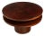 Art Deco Round Mahogany Coffee Table, 1930s For Sale