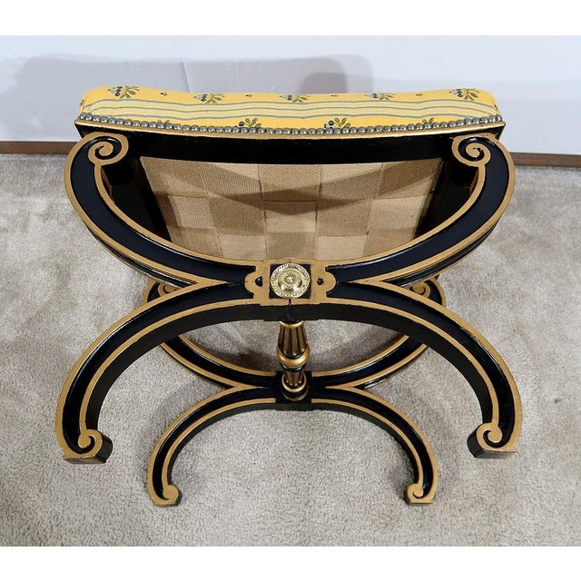 Napoleon III Curule Stool, 19th Century For Sale - Image 16 of 18
